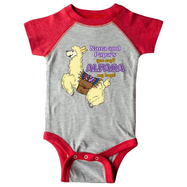 inktastic Cute Jumping Alpaca Nanas You Say Alpaca My Bags Long Sleeve Creeper